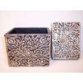 Nicole Miller Bath Bathroom Resin Container wit...