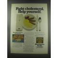 1978 Morningstar Farms Ad - Fight cholesterol. Help yourself
