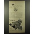 1954 Barcalounger Chairs Ad - Feel like the last rose of summer?