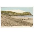 The Beach and Headland Borth Postcard Cardiganshire 264
