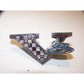 1965 Plymouth Barracuda V8 EMBLEM OEM #2578630 ...