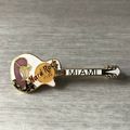 Hard Rock Cafe MIAMI Flamingo in BLUE SHIRT Whi...