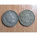 Switzerland 1939 20 Rappen Coin