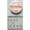 Europec Contractor 1978 Badge