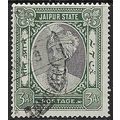 INDIA JAIPUR 1931-33 3a POSTAGE USED SG63