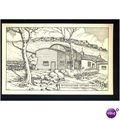 Yorkshire WINDGATHER COTTAGE & ROCKS Art Postcard