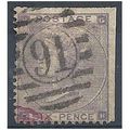 1864 SG85 6d Lilac with hairlines Good Used Win...