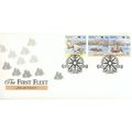 Australia FDC 1987 - SG 1064-1066 - First Fleet...