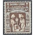 Sierra Leone 1933 SG173 4d Brown Mounted Mint . .