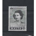 Malta.SG257 1s Queen Elizabeth II when Princess...