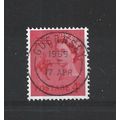 Guernsey.SG11 4d Bright Vermilion.Fine Used.Aug25
