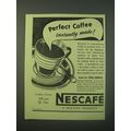 1940 Nescafe Coffee Ad - Perfect Coffee instant...