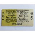 Isle of Man Railway Peel Road - Ballasalla Ticket