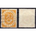 Germany 1952, Bundesrepublik 70pf Post Horn iss...
