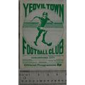 1975 programme Yeovil Town v. Chelmsford City. ...