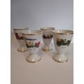 Vintage 4 french cup set - wine motor vehicles
