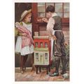 Broken Transport Toy Cart Friendship Wet Paint Poster Postcard