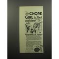 1932 Metal Textile Corp. Chore Girl Pads Ad - T...