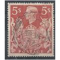 1939 SG477 5/- Red Fine Used . ..