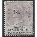 Bechuanaland 1888 SG10 1d Lilac & Black Mounted...