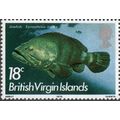 BVI Virgin 1975 Fish 18c Spotted Jewfish Unmoun...