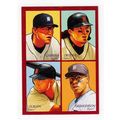 2009 UD Goudey 4 in 1 Cabrera /Ordonez /Guillen...
