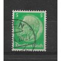 Germany.SG496B 5pf Pres van Hindenburg (Green)....