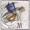 MALTA, 10th Malta Trade Fair, light lilac 1966, 2d