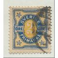 Sweden Stamp Scott #53, Used