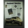 1993 Chevy S-Blazer 4x4 Ad - Dominant Species