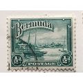 Bermuda KGV 1936 ½d Bright Green Used SG 98 Sc ...