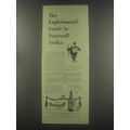 1954 Smirnoff Vodka Advertisement - The Englishman's guide to Smirnoff Vodka