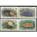 Ascension Island 1980 Marine Fish Set SG270-273...