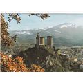 Foix Le Chateau France Postcard posted 1996 VGC