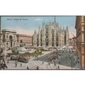 Piazza del Duomo, Milano, c.1918 - Capello Cart...