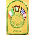 Chicago FD, Gaelic Fire Brigade. 5"X3". PP88.