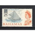 Bahamas - 1966 - 2c on 1d Out Island Regatta (s...