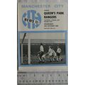 1969 programme Manchester City v. Queen's Park ...