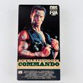 Commando 1986 VHS Tape Original Release CBS/FOX...