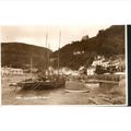 Sweetman's British Postcard - Lynmouth Harbour,...