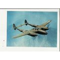 Aviation LOCKHEED P-38H LIGHTNING Postcard by J...