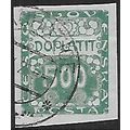 Po Mi 12: 500 h. green Postage Due Stamp.
