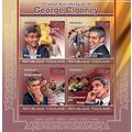 TOGO 2011 SHEET MNH GEORGE CLOONEY CINEMA ACTOR...