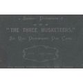 The Three Muskateers Home Made Antique Play Theatre Old Advertising Postcard