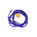 Blue Cat Eye Beaded Daisy Chain Choker Necklace