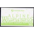 AUSTRALIA - 80c ALPINE WILDFLOWERS BOOKLET FRES...