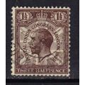 GB 1929 KGV 1 1/2d Brown postal union congress ...