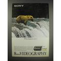 1990 Sony 8mm Handycam Traveller Video Camcorder Ad - What happens next?