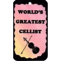 5030 World's Greatest Cellist Cello Sign Magnet...