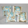 4 Snowman Mini Pillows Ornies Tucks Bowl Filler...